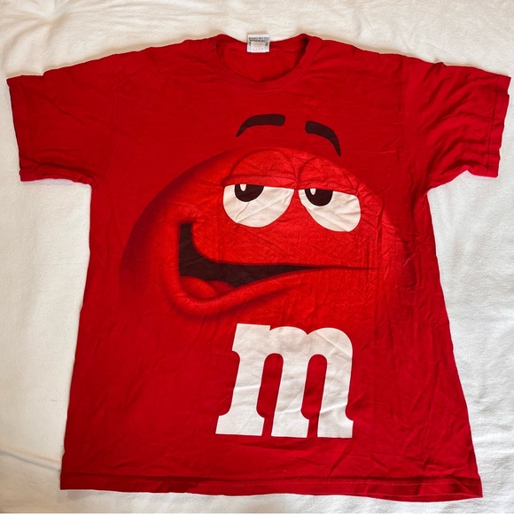 M&M'S | Shirts | Mens Red Mms Graphic Tshirt | Poshmark